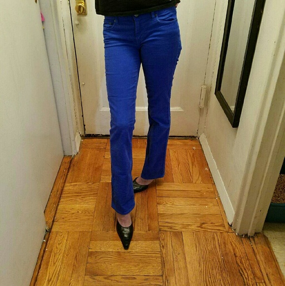 Jcrew royal blue corduroy pants size 26r. - Picture 6 of 8
